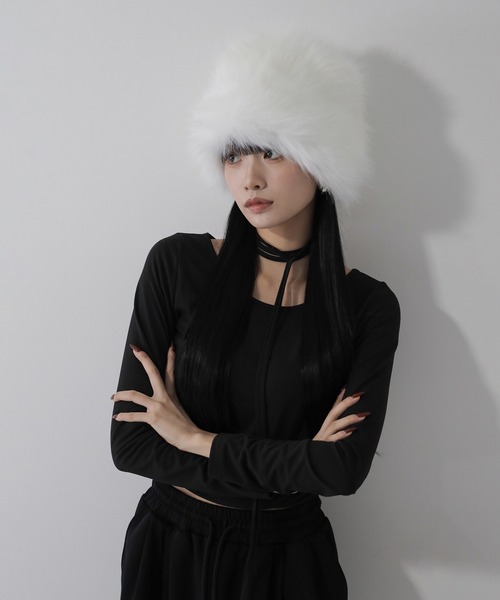 me+em select 帽子 ハット 「 2color 」ボリュームフェイク