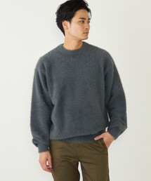 セーター ニット SHIPS Colors:「手洗い可能」シャギー クルーネック ニット メンズ｜ZOZOTOWN Yahoo!店