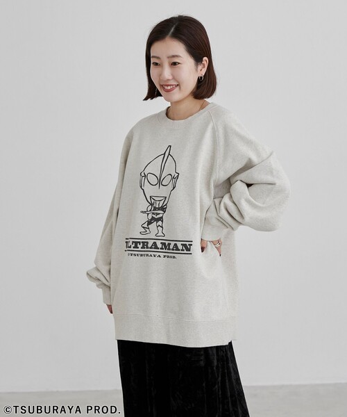 coen（コーエン） トレーナー スウェット ウルトラマンクルーネック