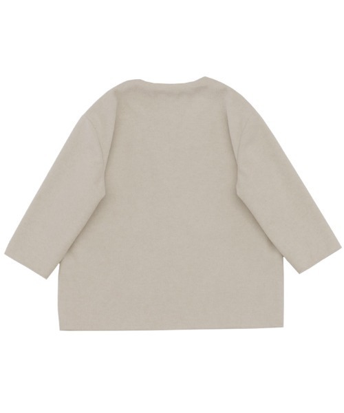 「select MOCA」 ノーカラーコート FREE アイボリー レディース_画像4