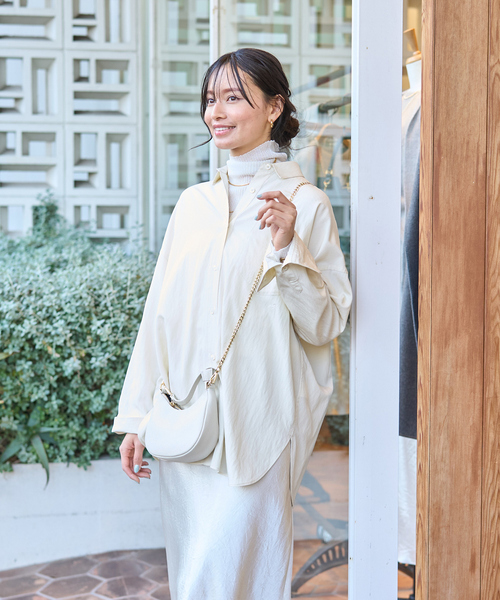 Rouge vif（ルージュ ヴィフ） ブラウス シャツ とろみレーヨン