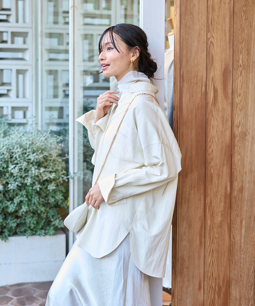 Rouge vif（ルージュ ヴィフ） ブラウス シャツ とろみレーヨン