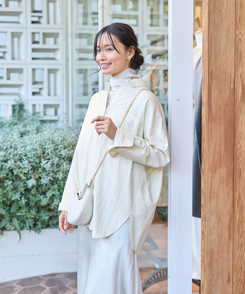 Rouge vif（ルージュ ヴィフ） ブラウス シャツ とろみレーヨン