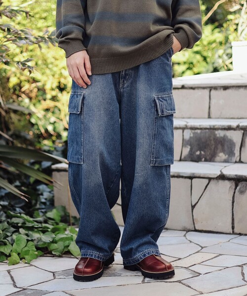 BEAMS JAPAN / ライトデニム 6ポケットパンツ B：MING by BEAMS ジーンズ デニム 6ポケット カーゴパンツ