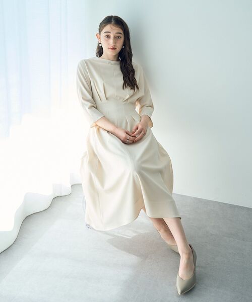 YECCA VECCA プリーツ切り替えドレス 半額セール YECCA VECCA｜レース切替ワンピース | Rakuten Fashion(楽天
