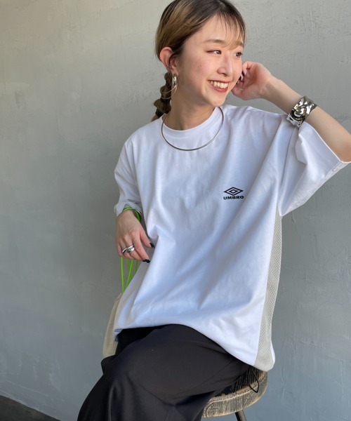 UMBRO アンブロ ポロTシャツ ブロックコア切替 umbro tシャツ UMBRO アンブロ 切り替え プリントスポーツTEE