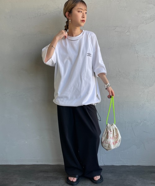 tシャツ 「UMBRO/アンブロ」 別注 ワンポイントロゴ メッシュ切替Tシャツ レディース メンズ セール】[UMBRO/アンブロ] 別注 ワンポイントロゴ メッシュ切替T