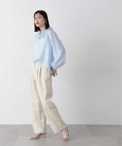 CAST バレルパンツ titivate パンツ ツータックバレルパンツ レディース : ZOZOTOWN
