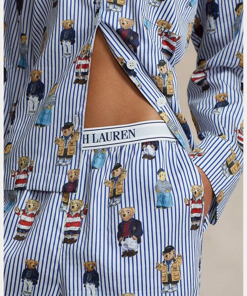 【POLO RALPH LAUREN】Poloベア ロングスリーブ パジャマ セット RALPH LAUREN｜Polo ベア ロングスリーブ パジャマ セット