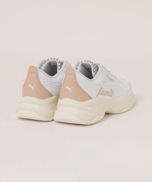 【値下げ】PUMA 厚底スニーカー ホワイト シリアモードブロッサム 24.0 プーマ レディース CILIA MODE BLOSSOM シリアモード ブロッサム