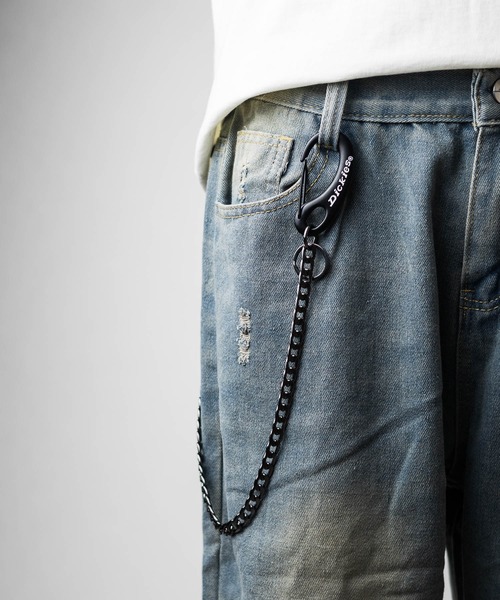ウォレットチェーン フック付き Dickies ウォレットチェーン Dickies/カラビナフック Wallet
