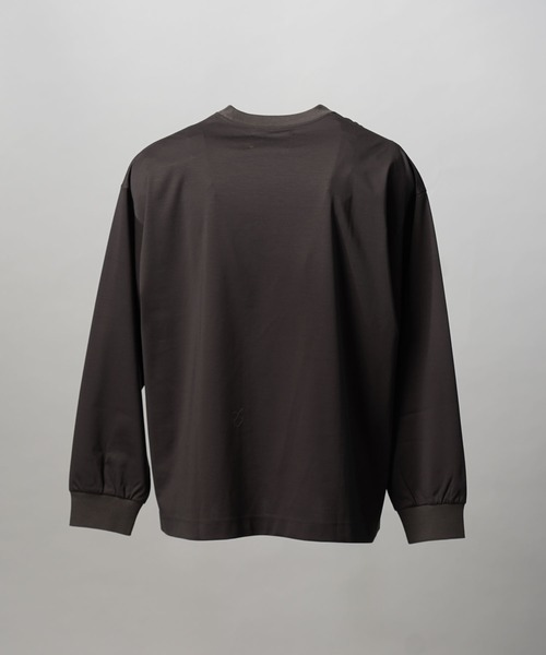 MAISON SPECIAL☆CrewNeck☆ブラック☆サイズ:1 UNISEX》Abstract Hand-Printed Oversized Stitched Crew Neck T