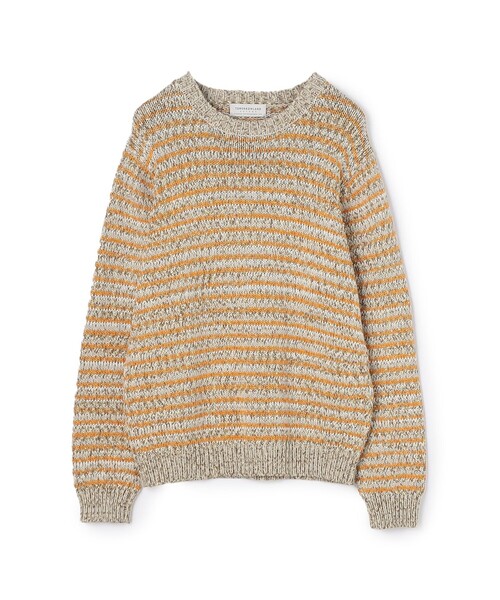 セーター ニット TOMORROWLAND tricot コットン マルチカラー クルーネックニット メンズの画像