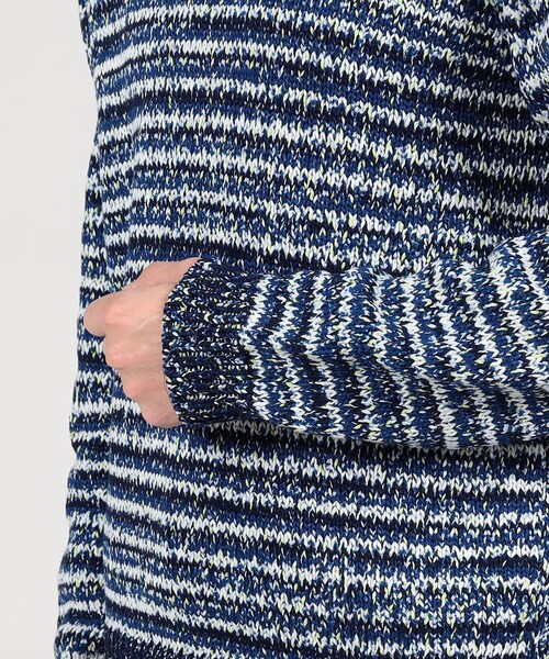 セーター ニット TOMORROWLAND tricot コットン マルチカラー クルーネックニット メンズの画像