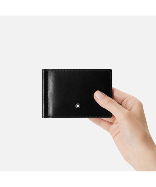 モンブラン MONTBLANCレザーマネークリップ ブラック Montblanc モンブラン 黒 レザー マネークリップ 楽天市場