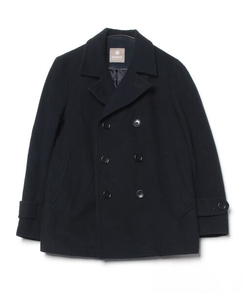 NANO universe（ナノ・ユニバース） ピーコート SMALL ネイビー メンズ