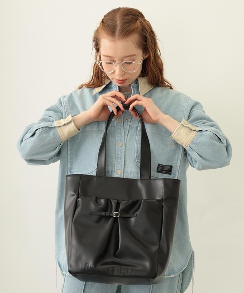 MILKFED.（ミルクフェド） トートバッグ LOGO EMBOSS TOTO BAG
