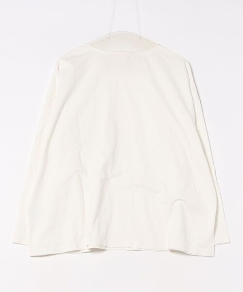 tシャツ (BD)「BARNDOOR」猫 プリント 胸ポケット付き 長袖 Tシャツ レディース BARNDOOR tシャツ (BD)「BARNDOOR」猫 プリント 胸ポケット付き