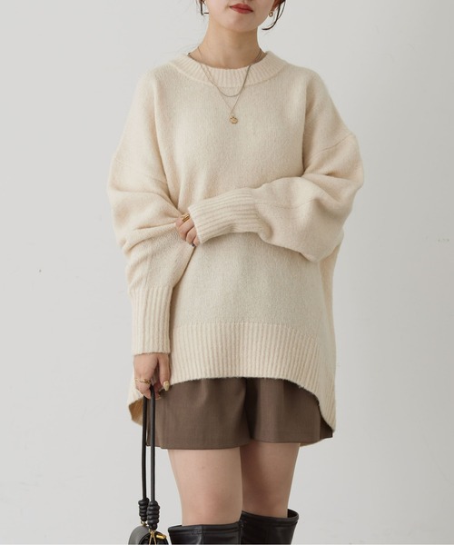 Thevon（ゼヴォン） 長袖ニット FREE サックスブルー レディース