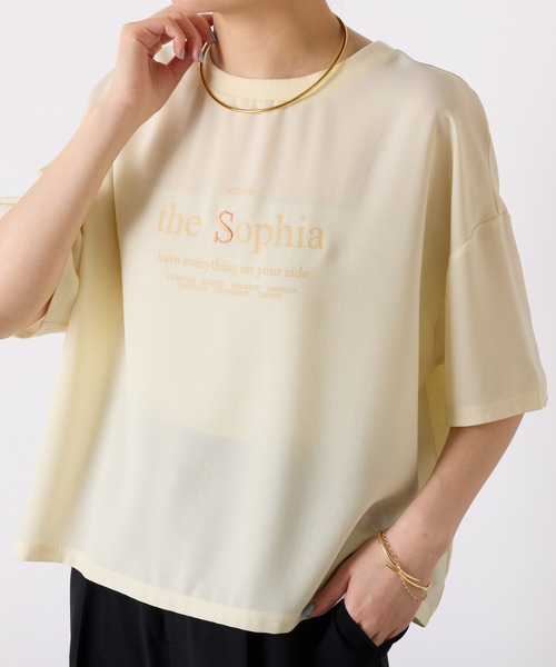 新品COLLAGE GALLARDAGALANTEジョーゼット半袖T COLLAGE GALLARDAGALANTE tシャツ ジョーゼット半袖T/WEB限定