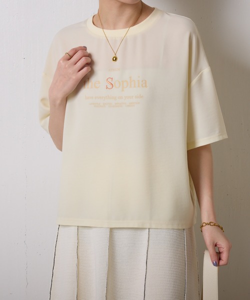 正規品♡レーヨンロゴ上下セット♡ダークグレー osharewalker カットソー レディース Tシャツ トップス 五分袖