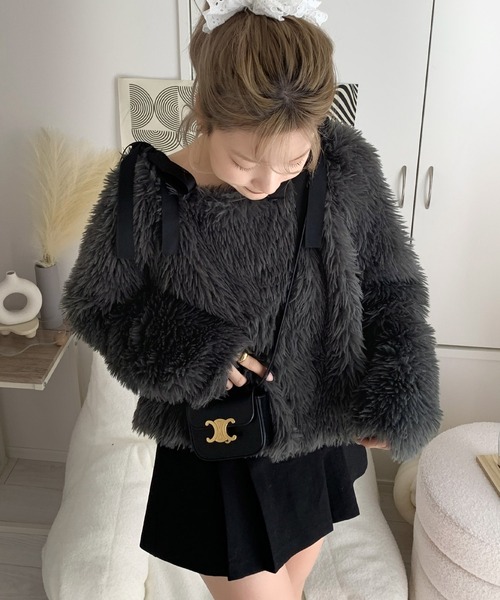 「mily bilet」 長袖ニット X-LARGE アイボリー レディース_画像6