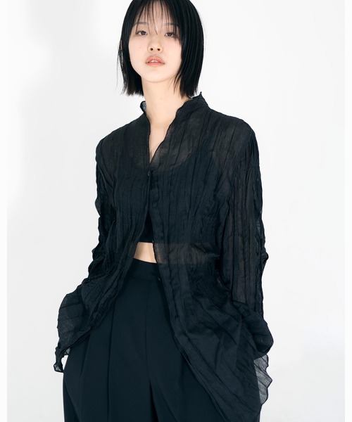 カーディガン eunoia | リップル 長袖カーディガン WOMEN レディース