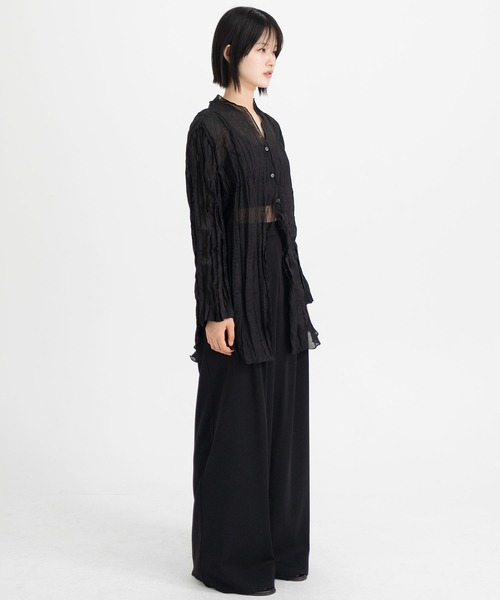 カーディガン eunoia | リップル 長袖カーディガン WOMEN レディース Bshop カーディガン eunoia | リップル 長袖カーディガン WOMEN