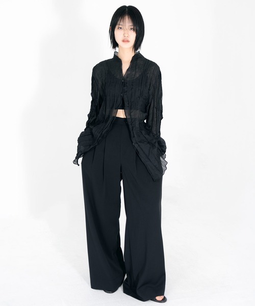 カーディガン eunoia | リップル 長袖カーディガン WOMEN レディース Bshop カーディガン eunoia | リップル 長袖カーディガン WOMEN