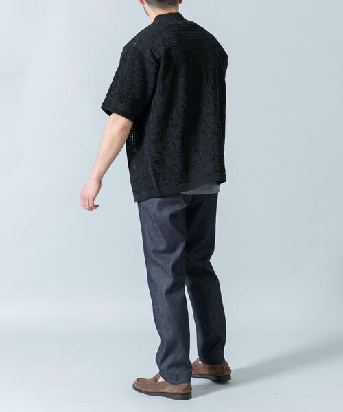 URBAN RESEARCH ROSSO MEN シャツ 「WEB限定」Laceリラックス半袖