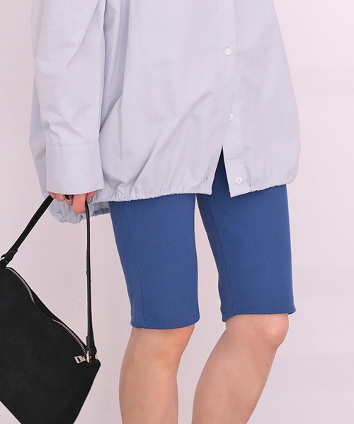 AKTE（アクテ） パンツ カットソーバイカーパンツ レディース