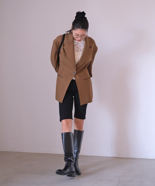 AKTE パンツ カットソーバイカーパンツ レディース : ZOZOTOWN