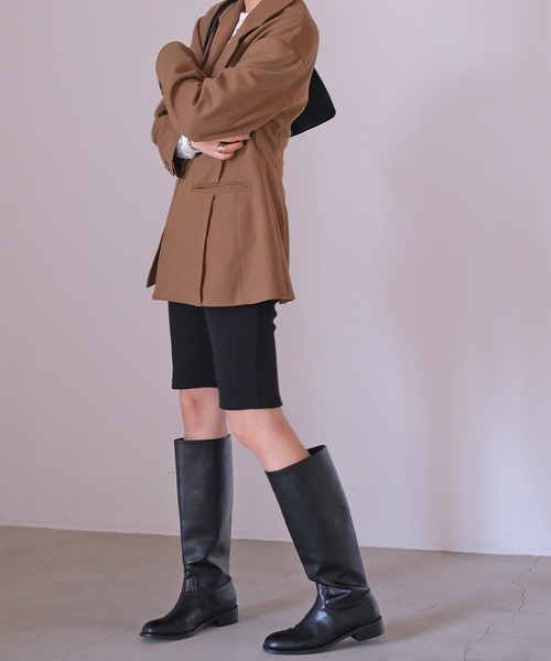 AKTE パンツ カットソーバイカーパンツ レディース : ZOZOTOWN