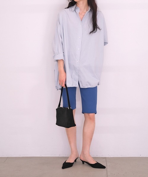 AKTE（アクテ） パンツ カットソーバイカーパンツ レディース