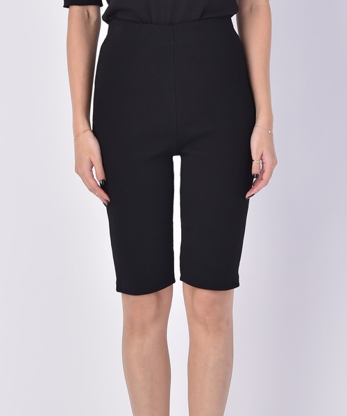 AKTE（アクテ） パンツ カットソーバイカーパンツ レディース