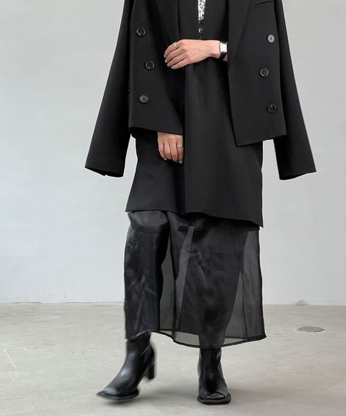 「chuclla」 ロングブーツ 37 ブラック レディース_画像3