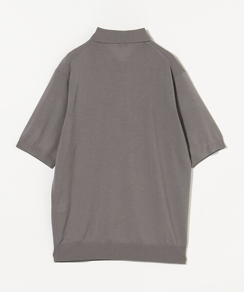 UNITED ARROWS ポロシャツ ウール ハイゲージ ニットポロシャツ