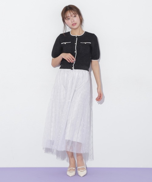 poláuraラメチュールティアードスカート ラメチュールティアードスカート – poláura OFFICIAL ONLINE STORE
