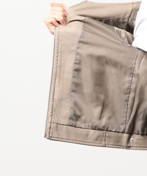 「STYLEBLOCK」 ブルゾン M アッシュグレー レディース_画像4