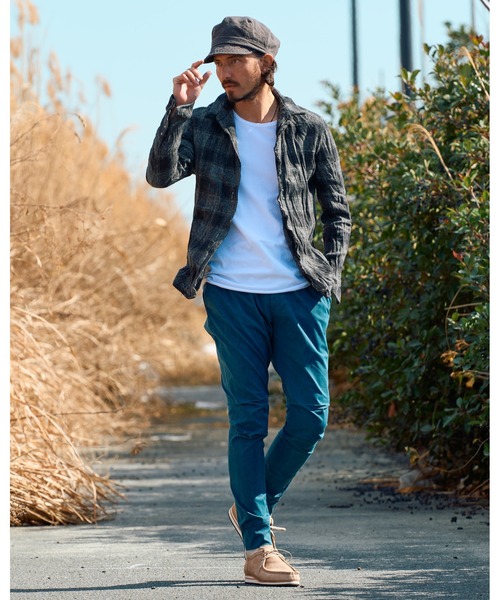 wjk シャツ 2-hook tweedy check メンズ : ZOZOTOWN Yahoo!店 - 通販