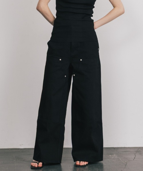 CREDONA ジーンズ デニム デニムパンツ DOUBLE KNEE WASHED DENIM