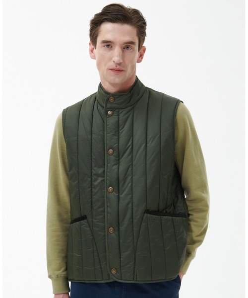 Barbour バブアー キルティング ライナー ベスト フリース リバーシブル
