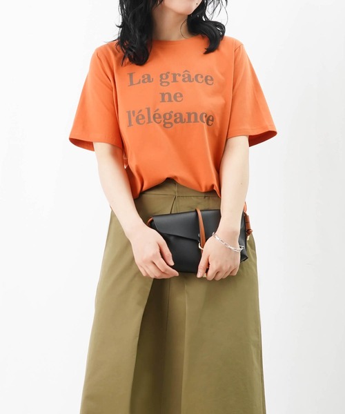 tシャツ LC/LLL フレンチロゴプリントT レディース