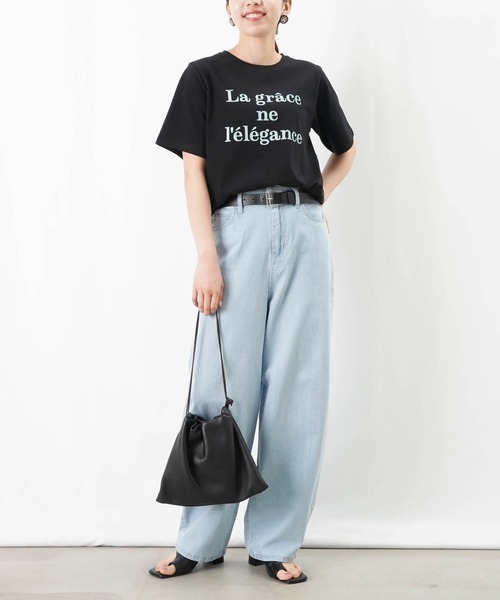 LADY LUCK LUCA tシャツ LC/LLL フレンチロゴプリントT