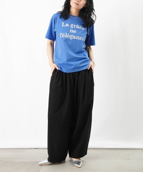 LADY LUCK LUCA tシャツ LC/LLL フレンチロゴプリントT
