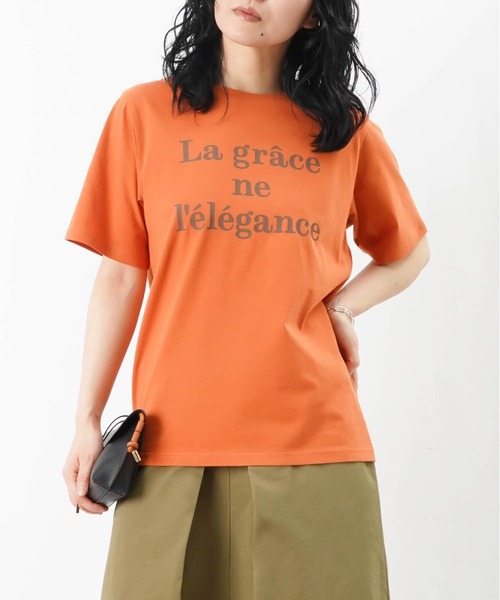 tシャツ LC/LLL フレンチロゴプリントT レディース LADY LUCK LUCA tシャツ LC/LLL フレンチロゴプリントT