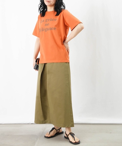tシャツ LC/LLL フレンチロゴプリントT レディース LADY LUCK LUCA tシャツ LC/LLL フレンチロゴプリントT