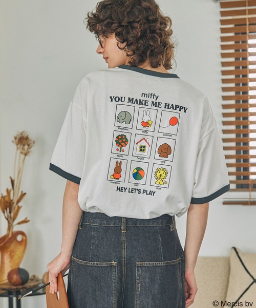 tシャツ 「miffy」Cherry TEE レディース Miffy tシャツ 「miffy」別注 ミッフィー ＆ フレンズ アソート