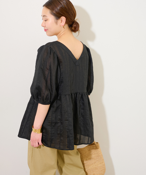 JOURNAL STANDARD relume ブラウス シャツ ドビーミックス2WAY