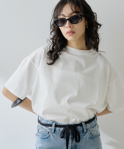 tシャツ クルーコットンジャージープルオーバー レディース